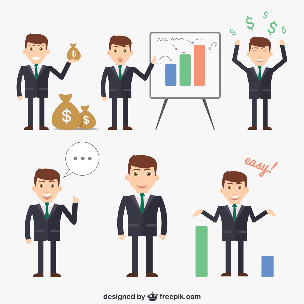 Businessmen cartoons