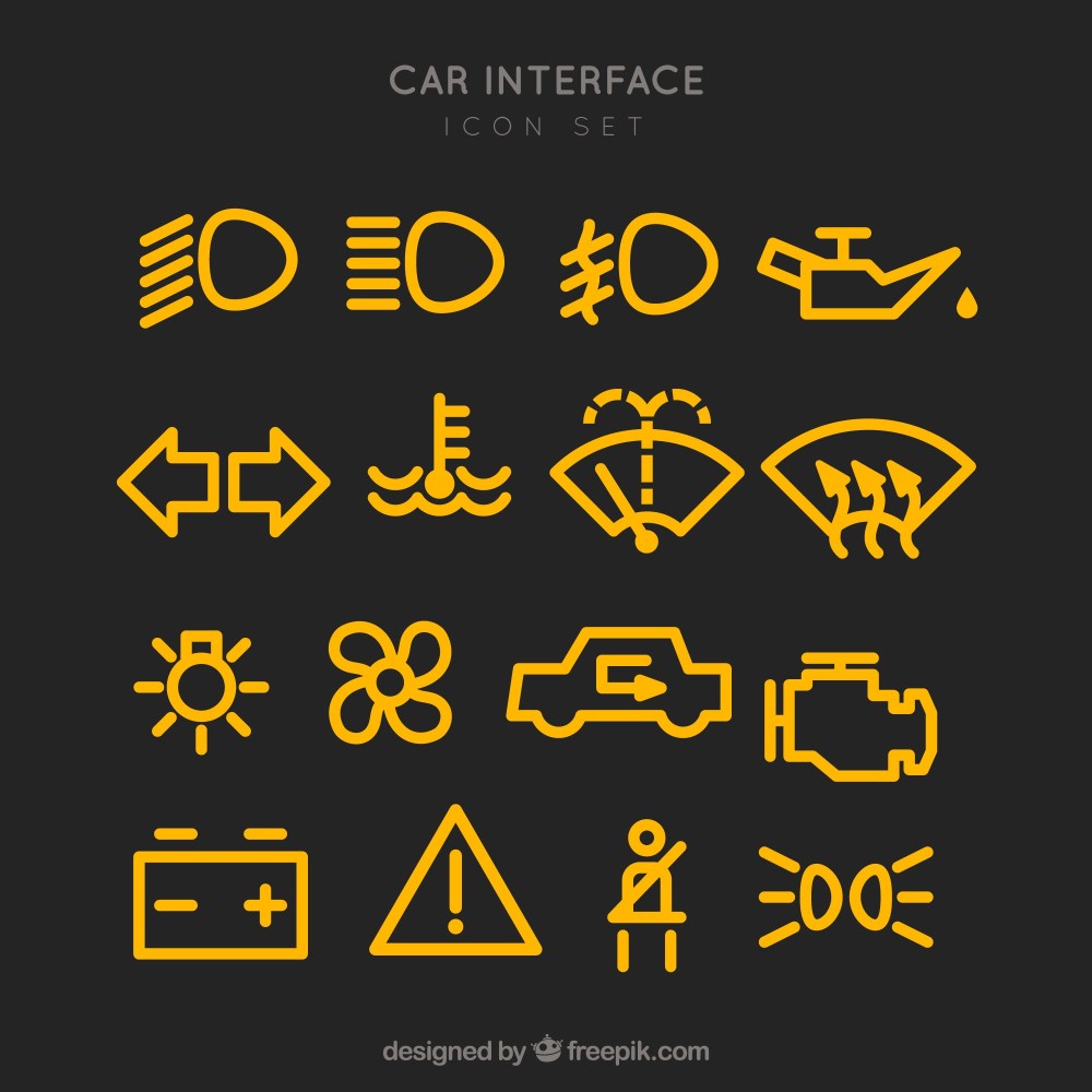 Car Pictograms set