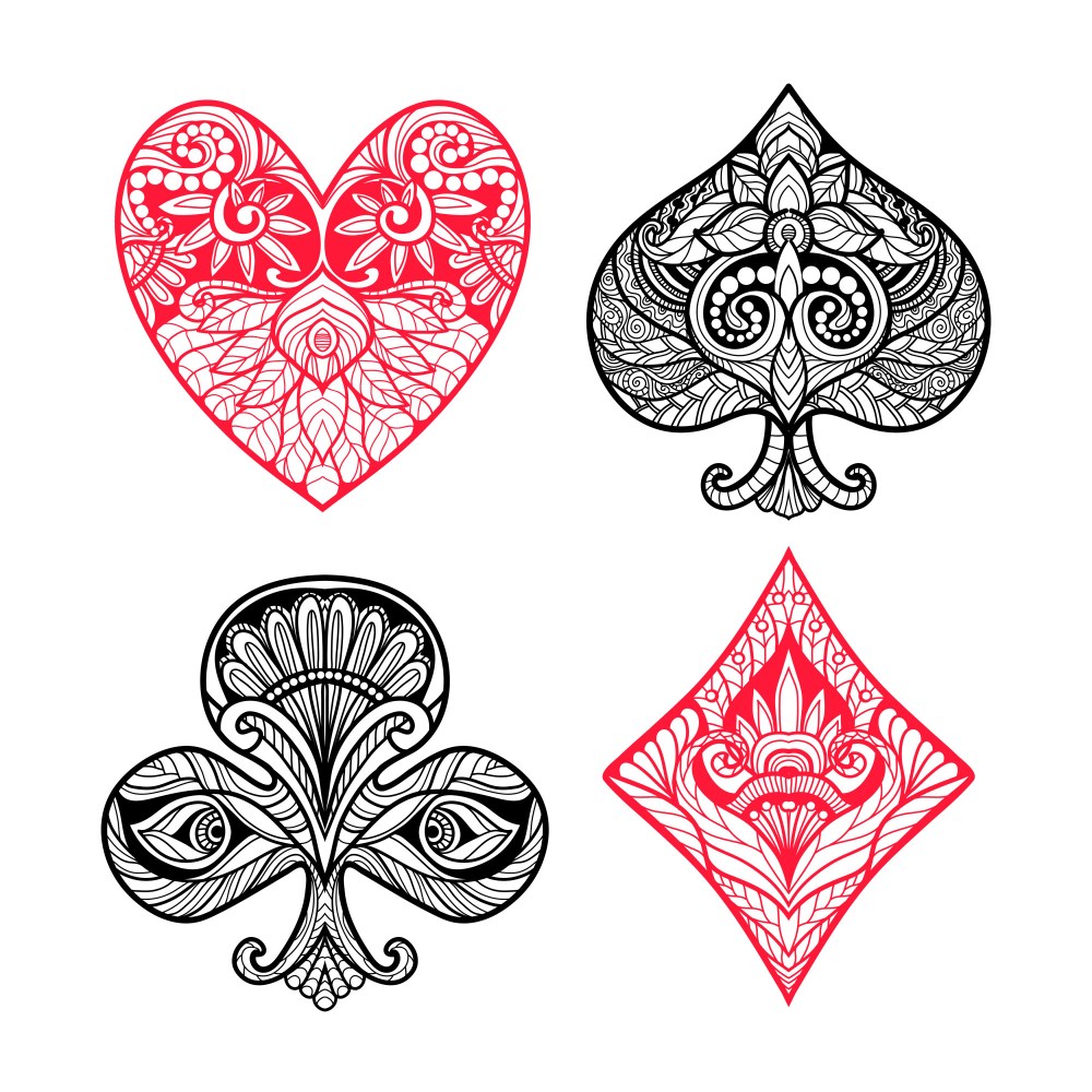 Card Suits Set