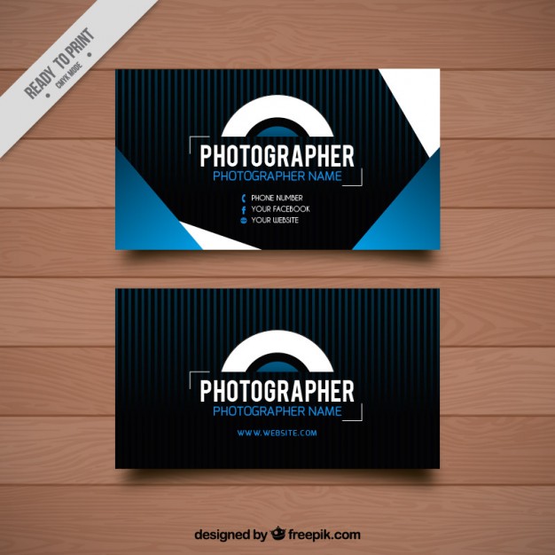 Card with geometric shapes for photography