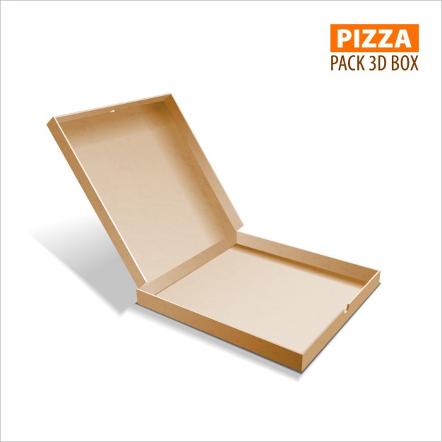 Cardboard pizza box