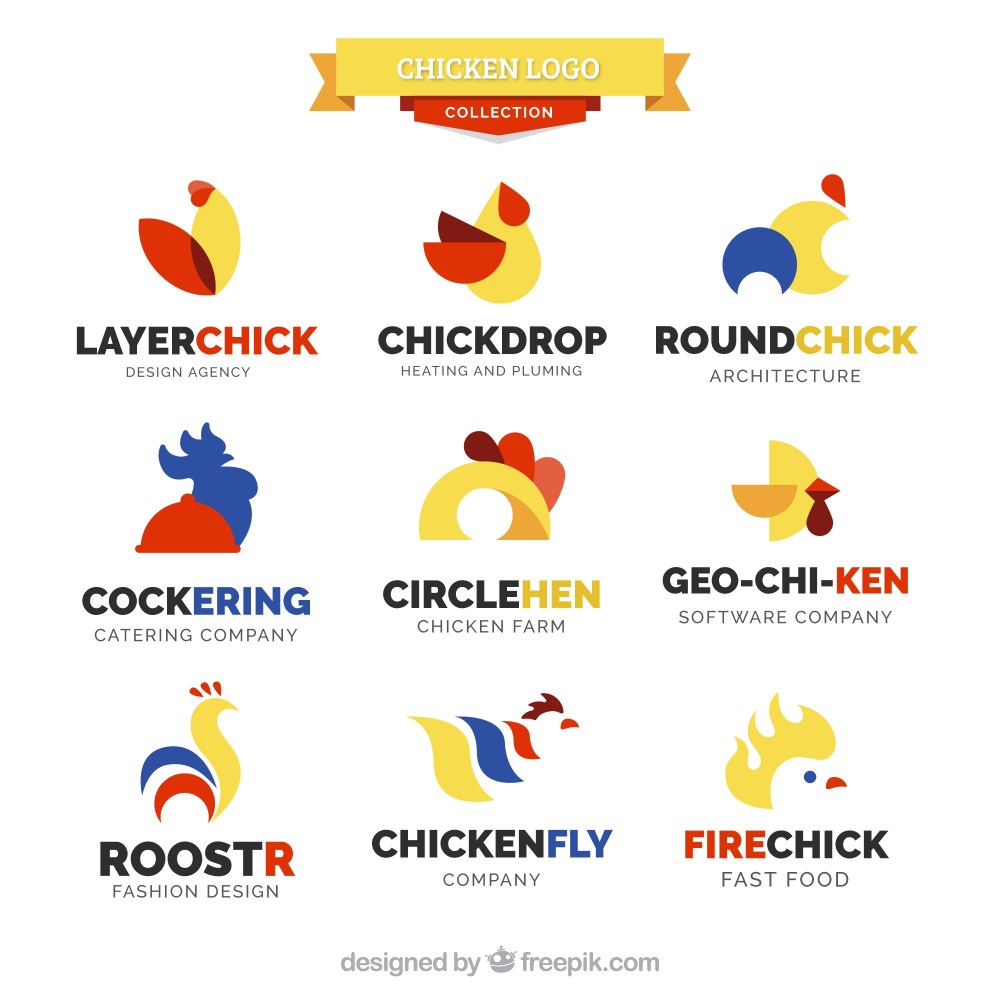 Chicken logo collection