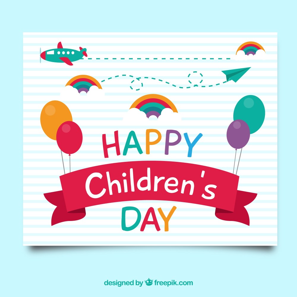 Children's day greeting card 
