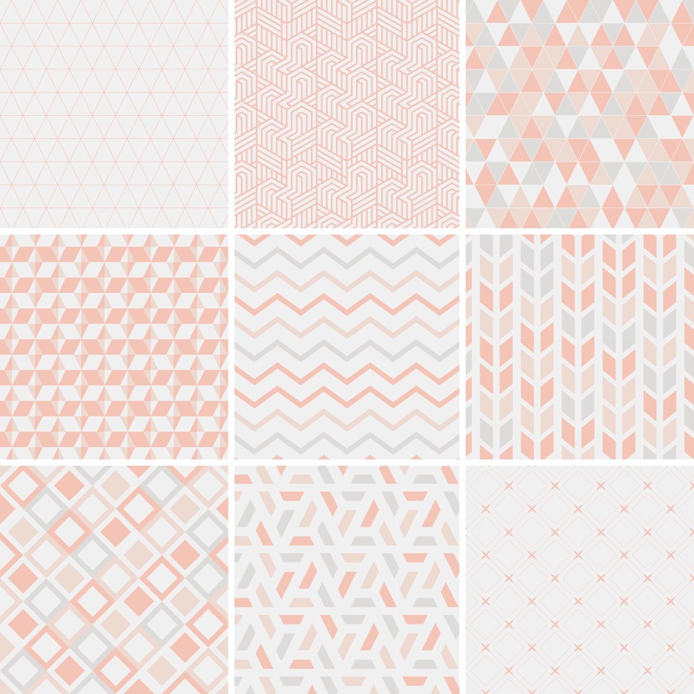 Collection of patterns vector illustration