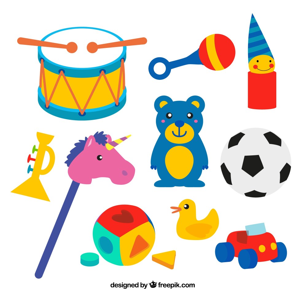Colorful child toys