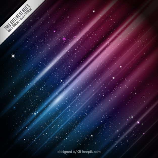Colorful galaxy background