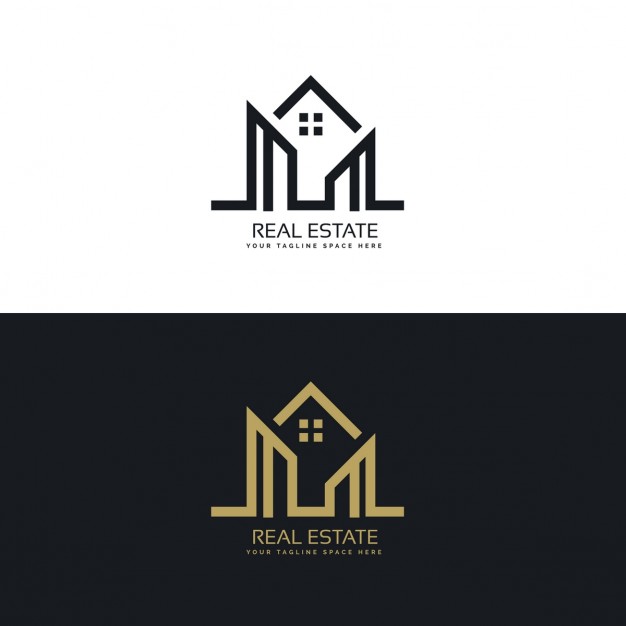 Corporate logo with geometric shapes