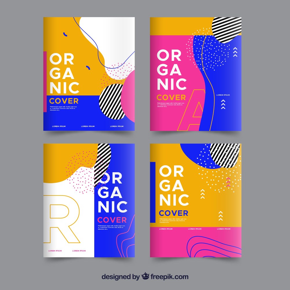 Covers collection with organic shapes