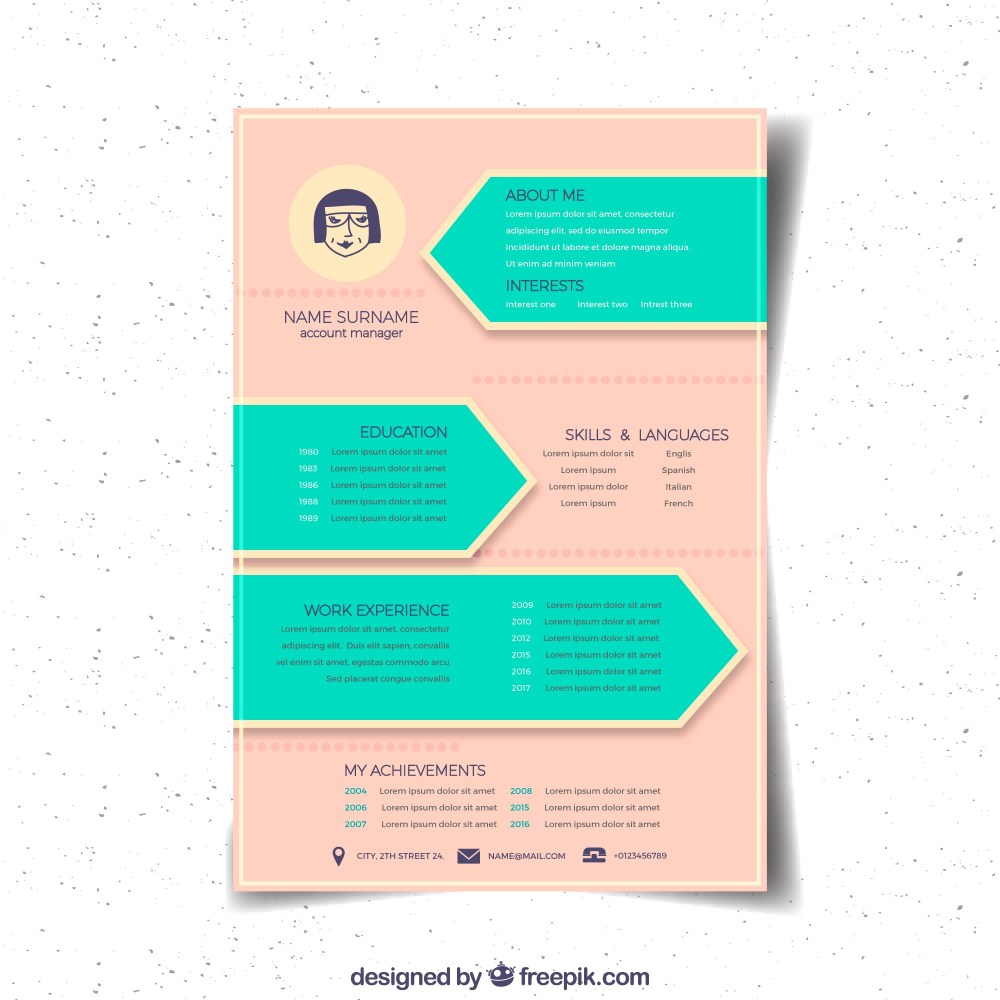 Creative cv design