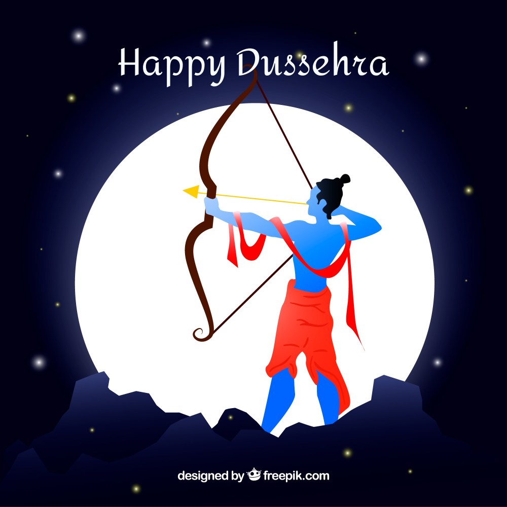 Creative dussehra background