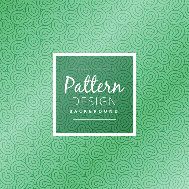 Creative green pattern 