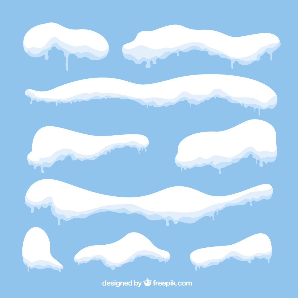 Creative snow cap pack