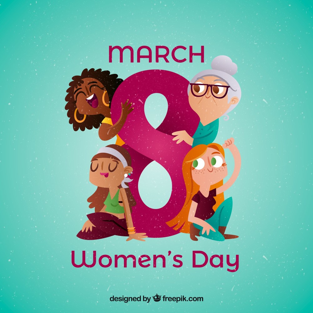 Creative womans day design