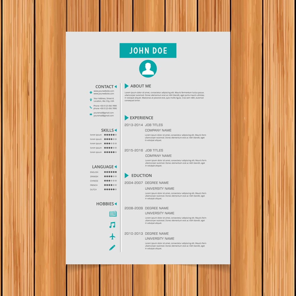 Curriculum template design