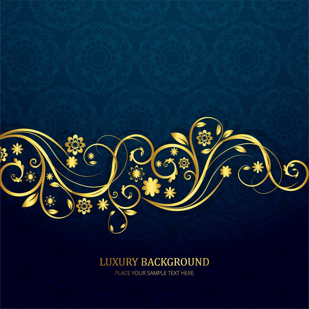 Dark blue luxury background