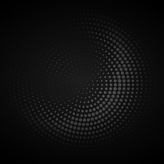 Dark circular halftone background
