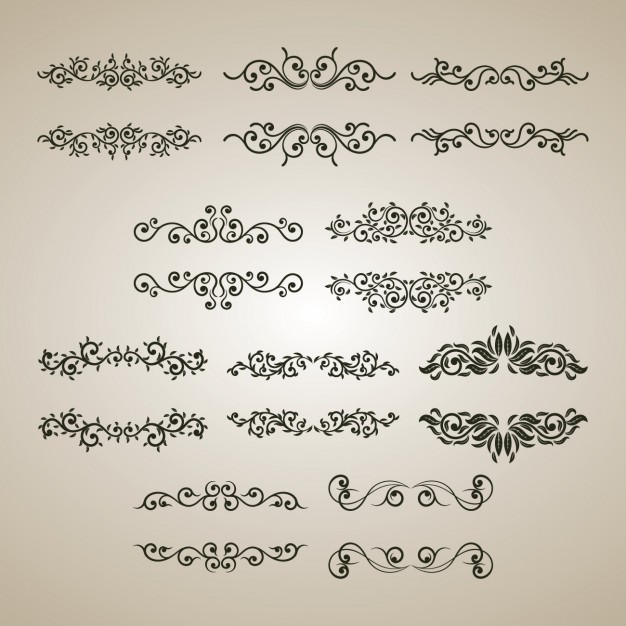 Decorative ornaments collection