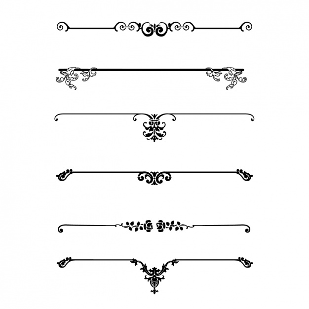 Decorative separators collection