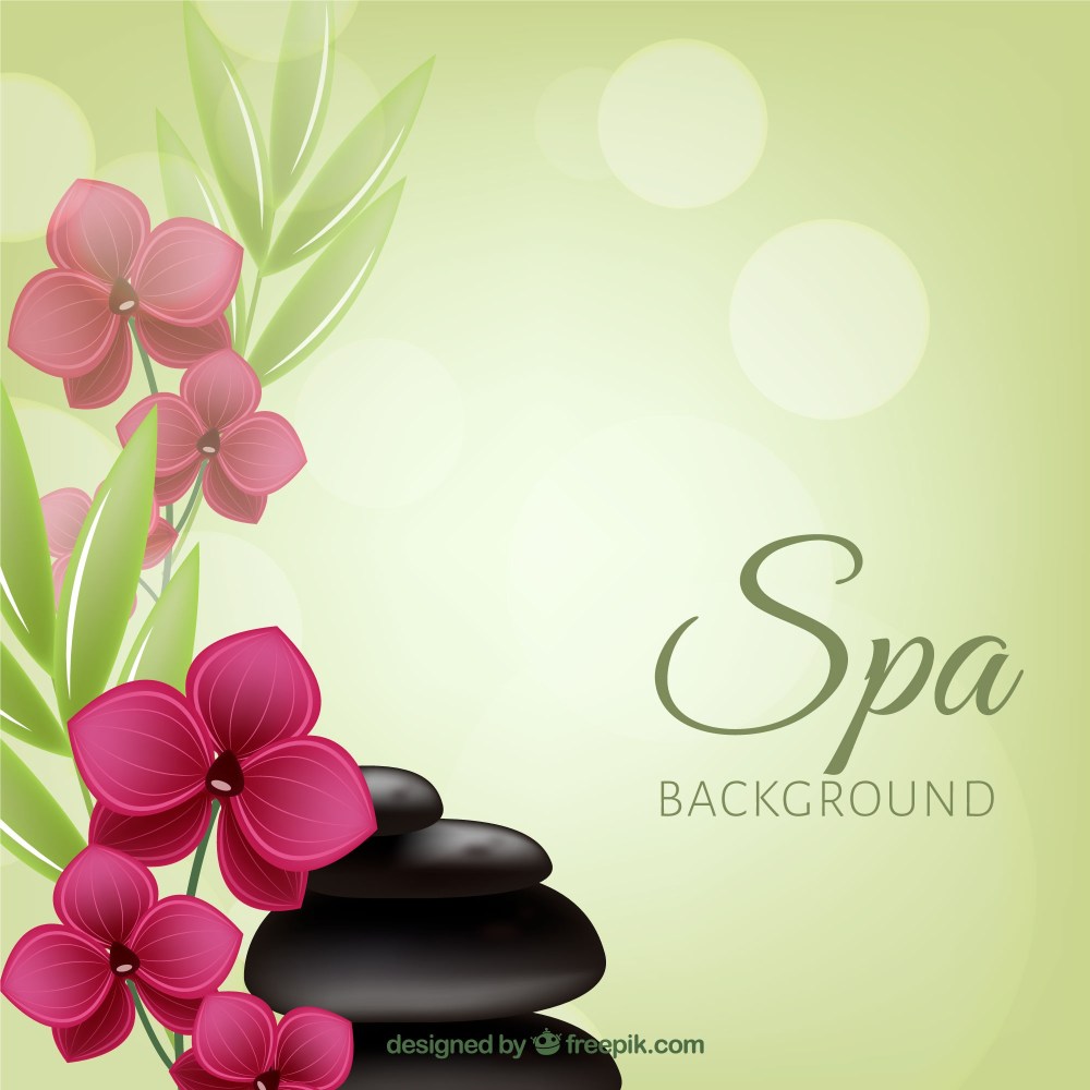 Decorative spa background