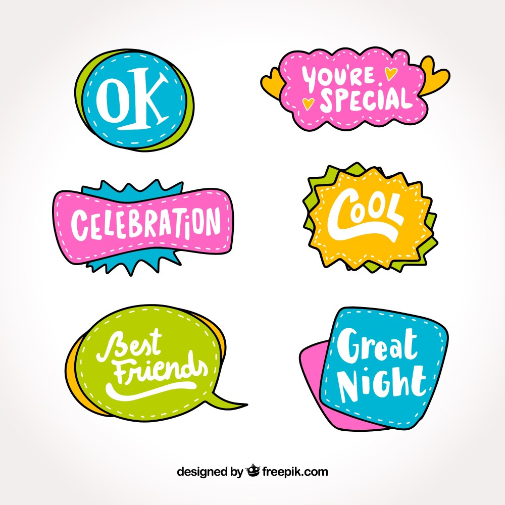 Decorative sticker collection