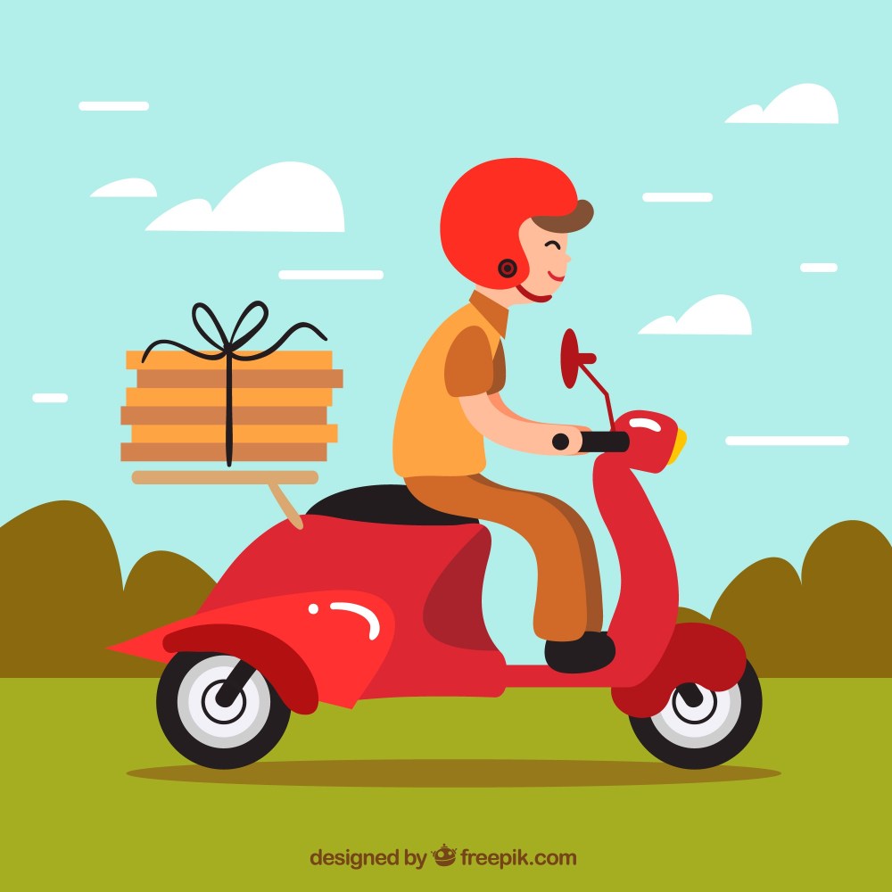Delivery background design