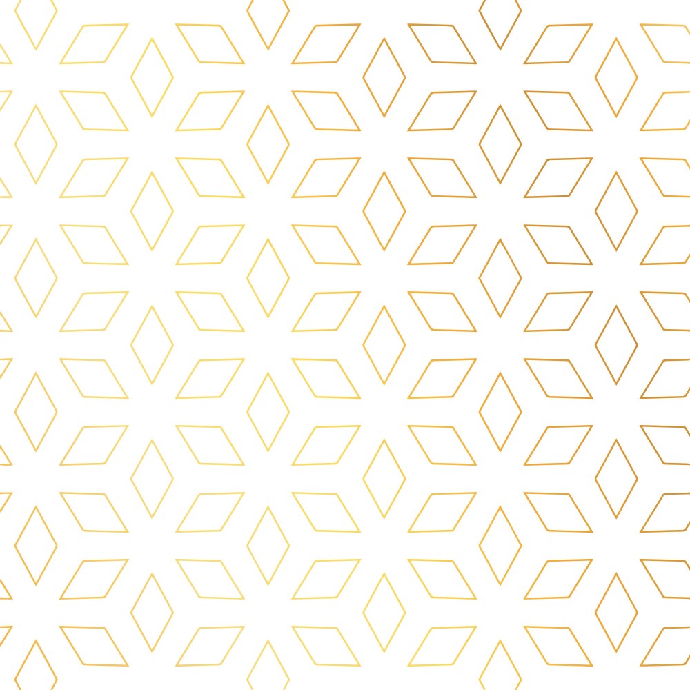 diamond shape golden pattern vector background