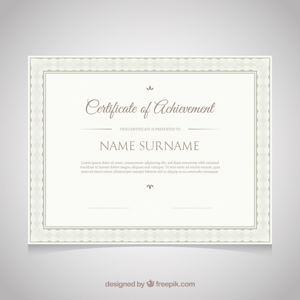 Diploma template