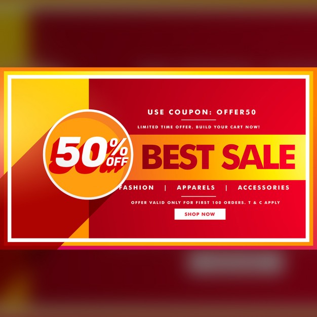 Discount banner