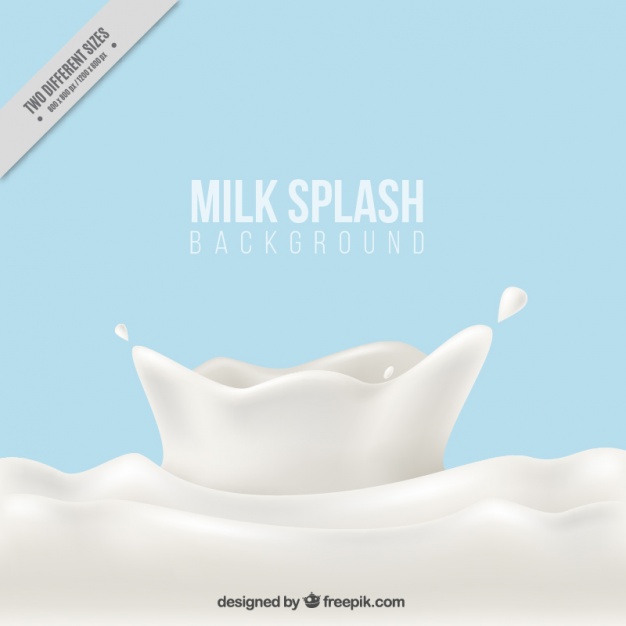 Drop of milk