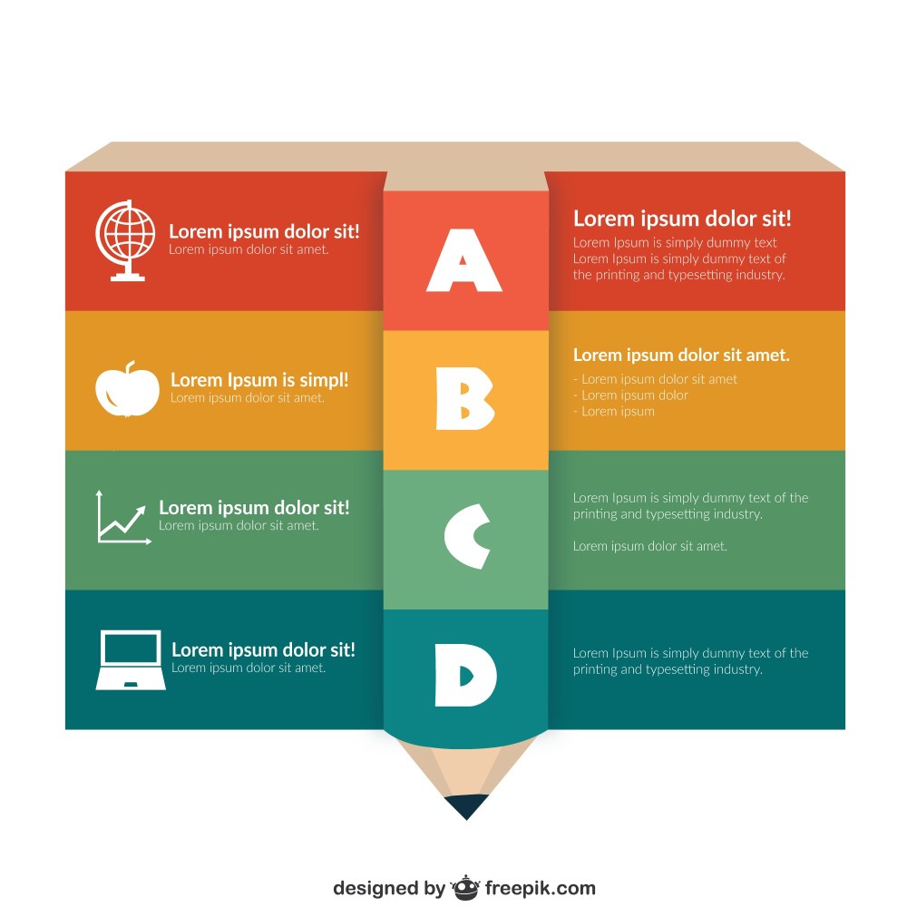 Education infographic template