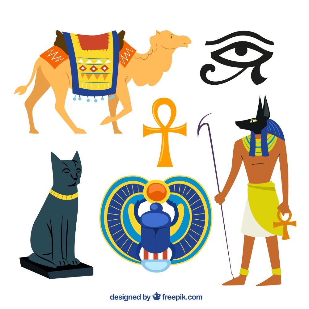 Egyptian culture illustrations