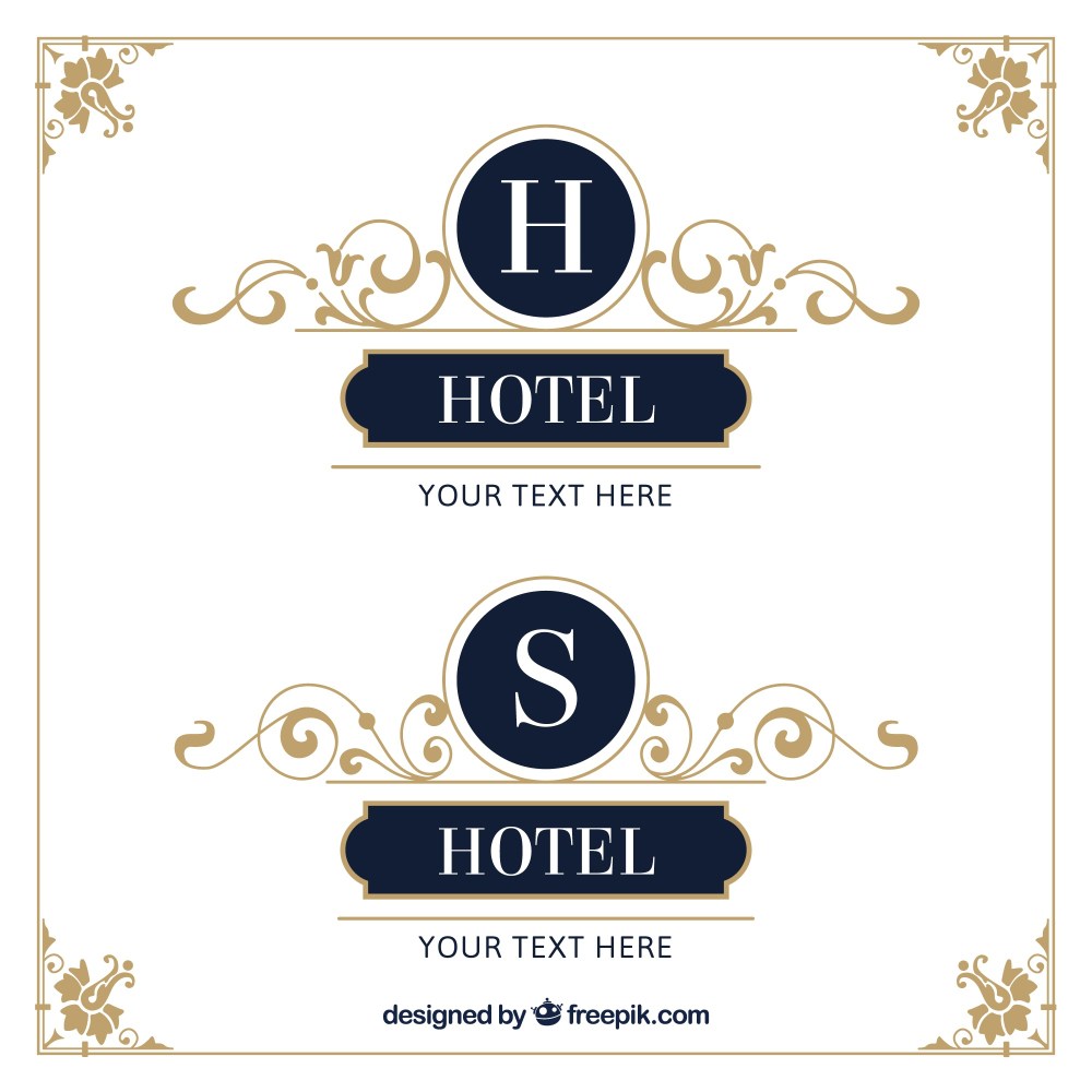 Elegant Hotel Logo Templates