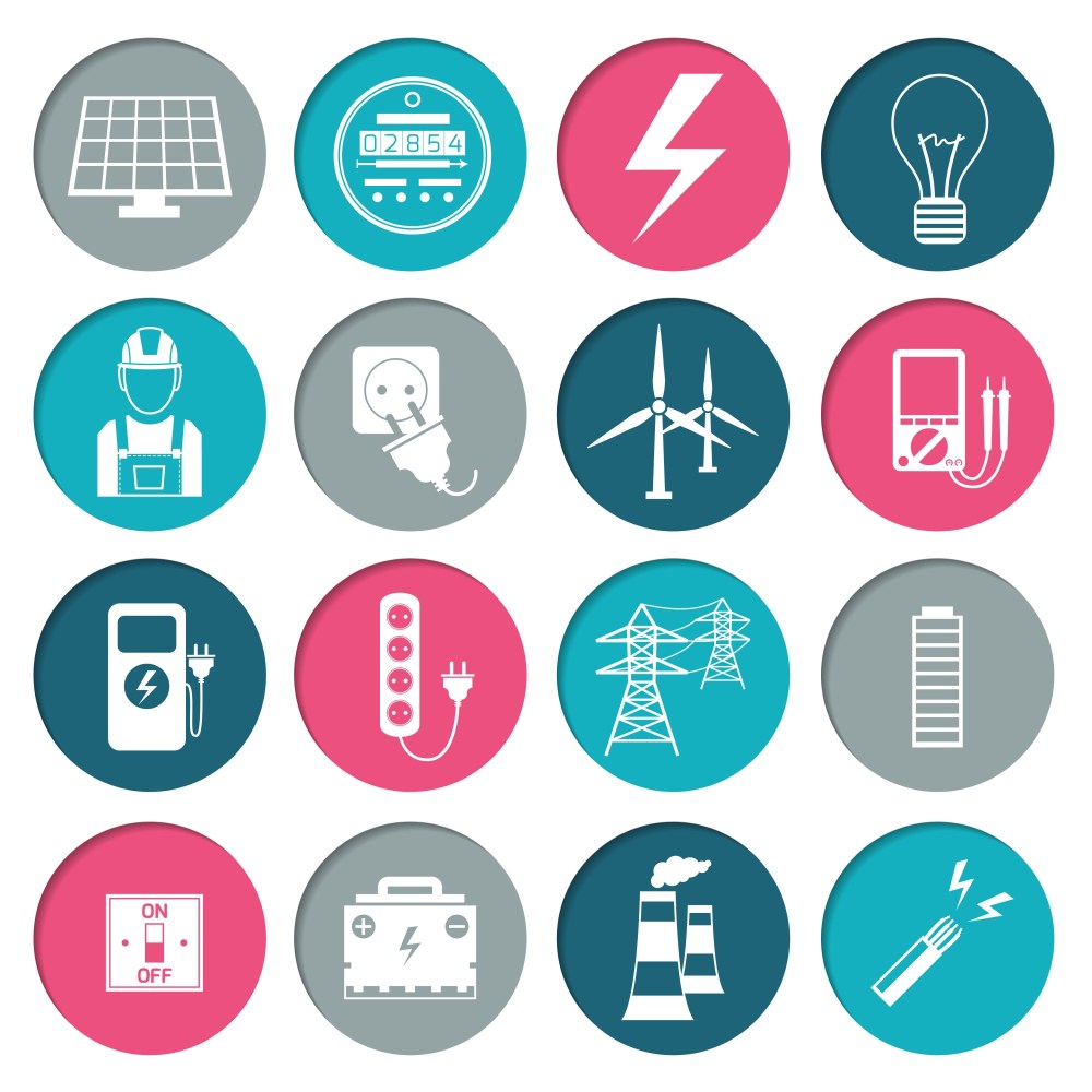 Energy icons collection