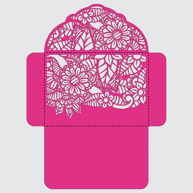Envelope template design