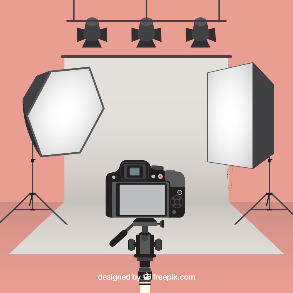 Equipped photography studio