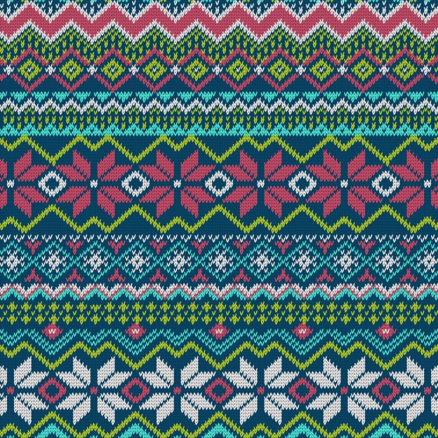 Fabric texture with winter elements