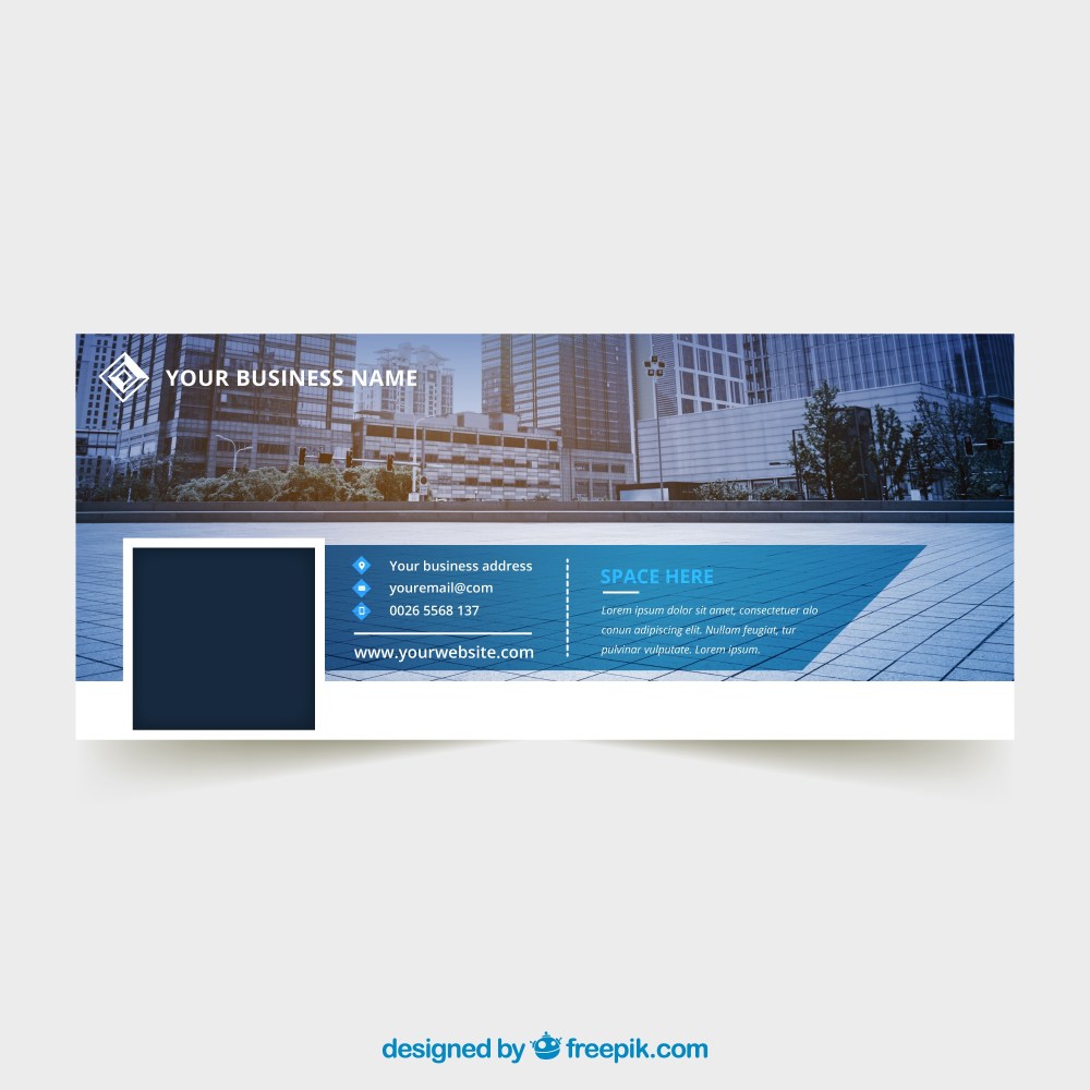 Facebook cover for business