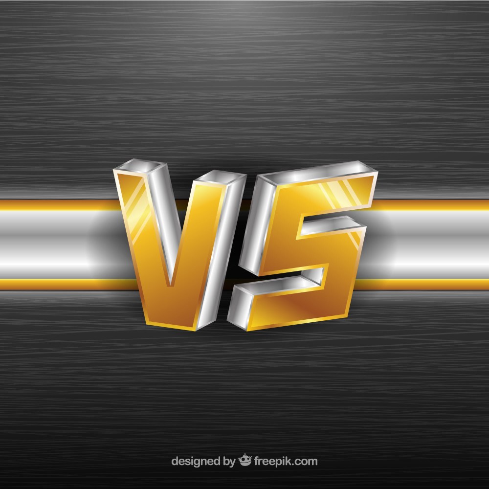 Fight background with golden style