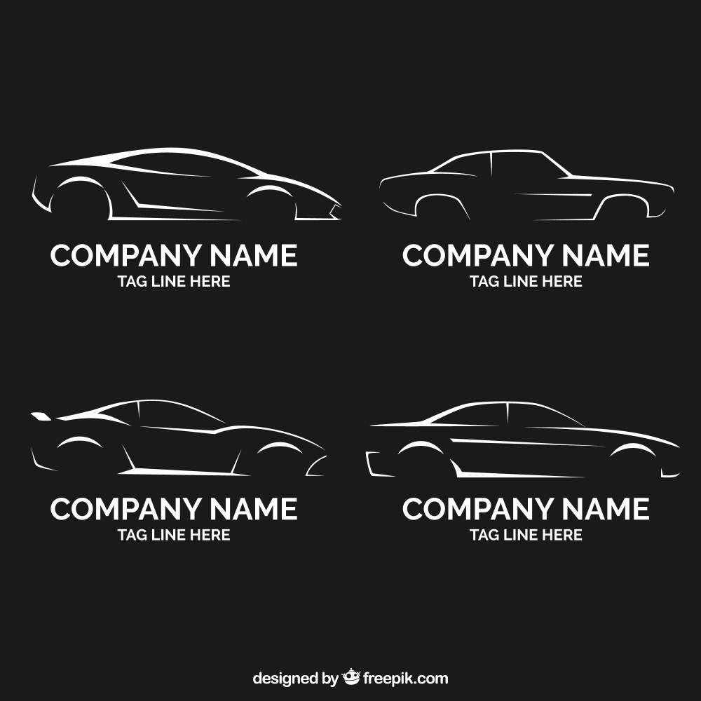 Flat logo car collection