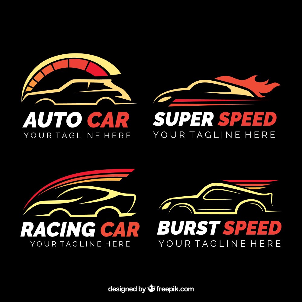 Flat logo car collection