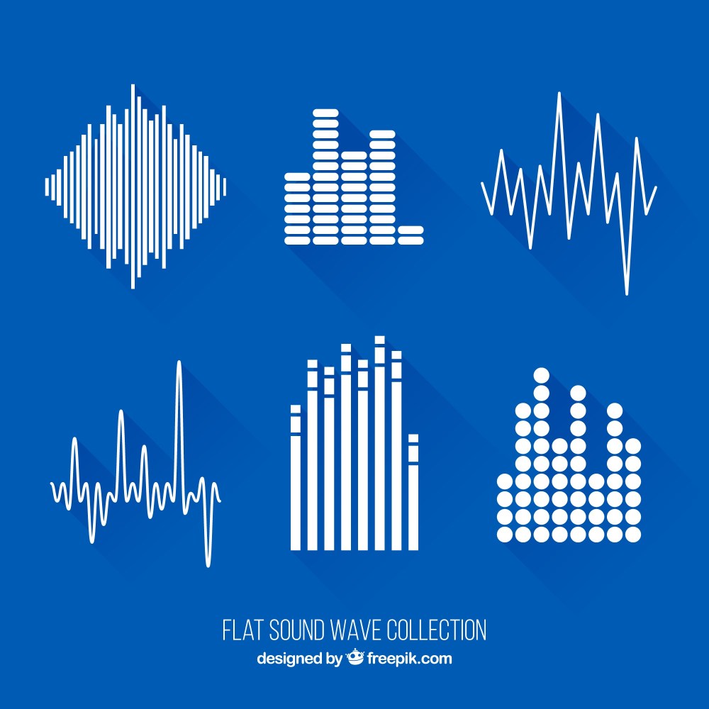 Flat sound wave set