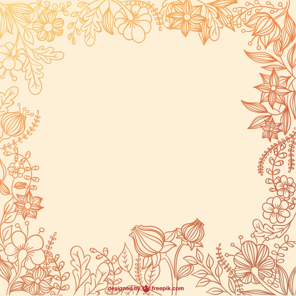 Floral frame