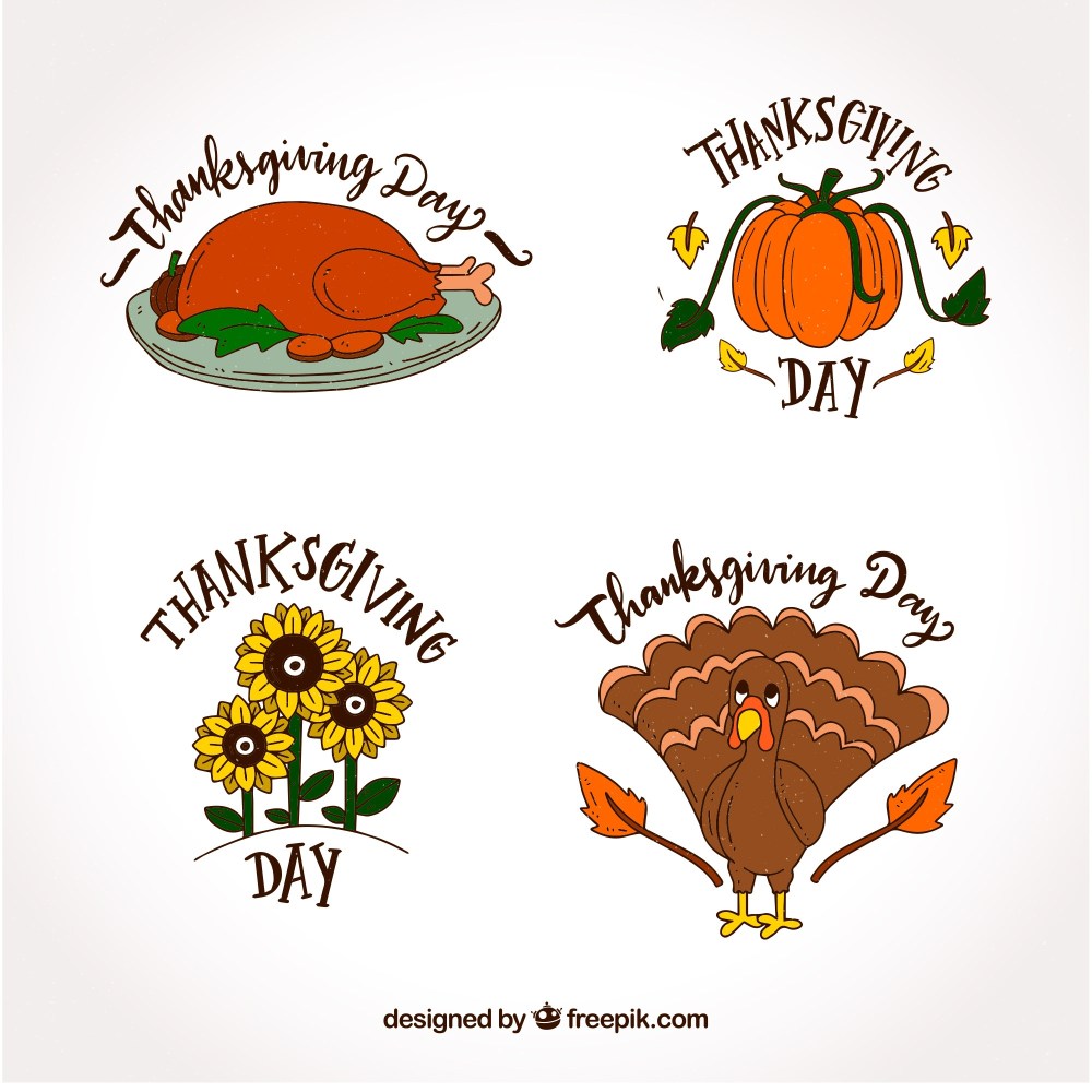Four thanksgiving designs