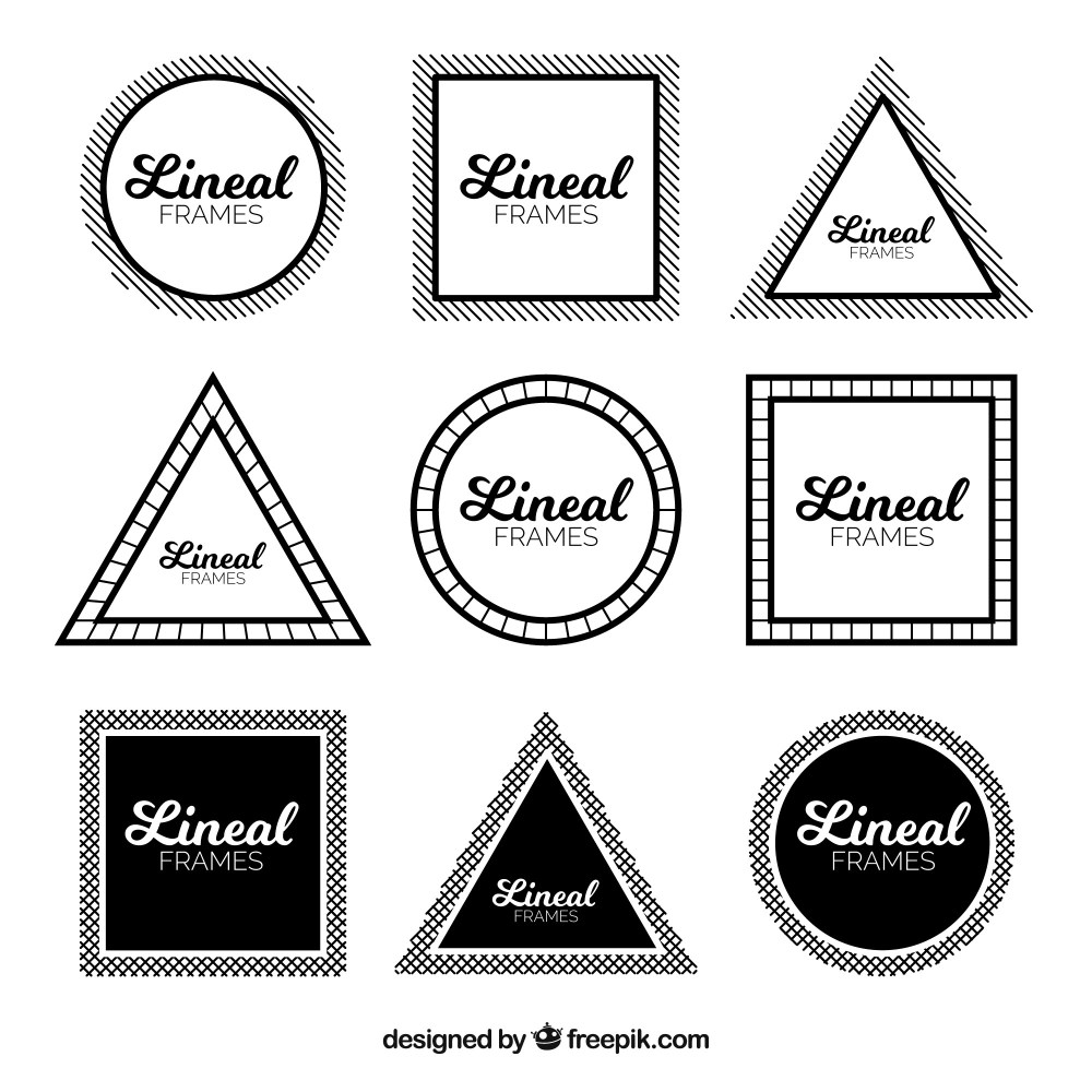 Frame collection with lineal style