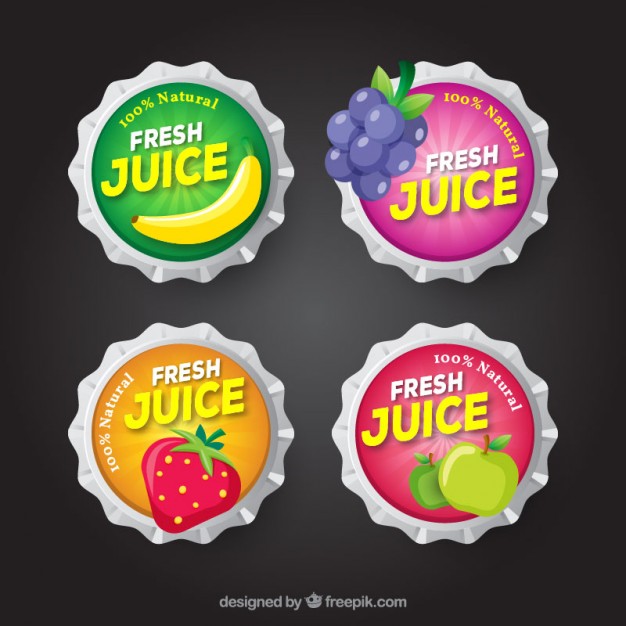 Fresh juice badges