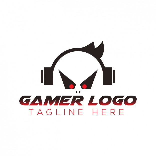 Gamer logo with tagline