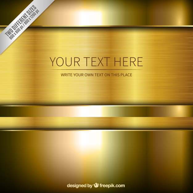 Gold background template
