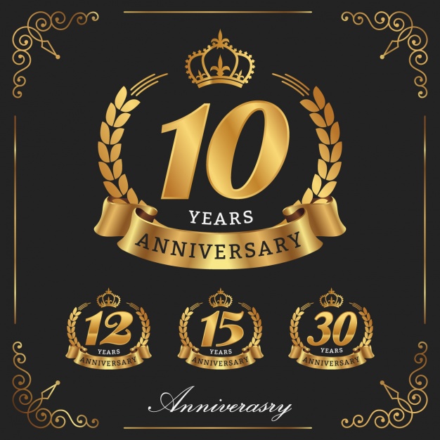 Golden anniversary designs collection