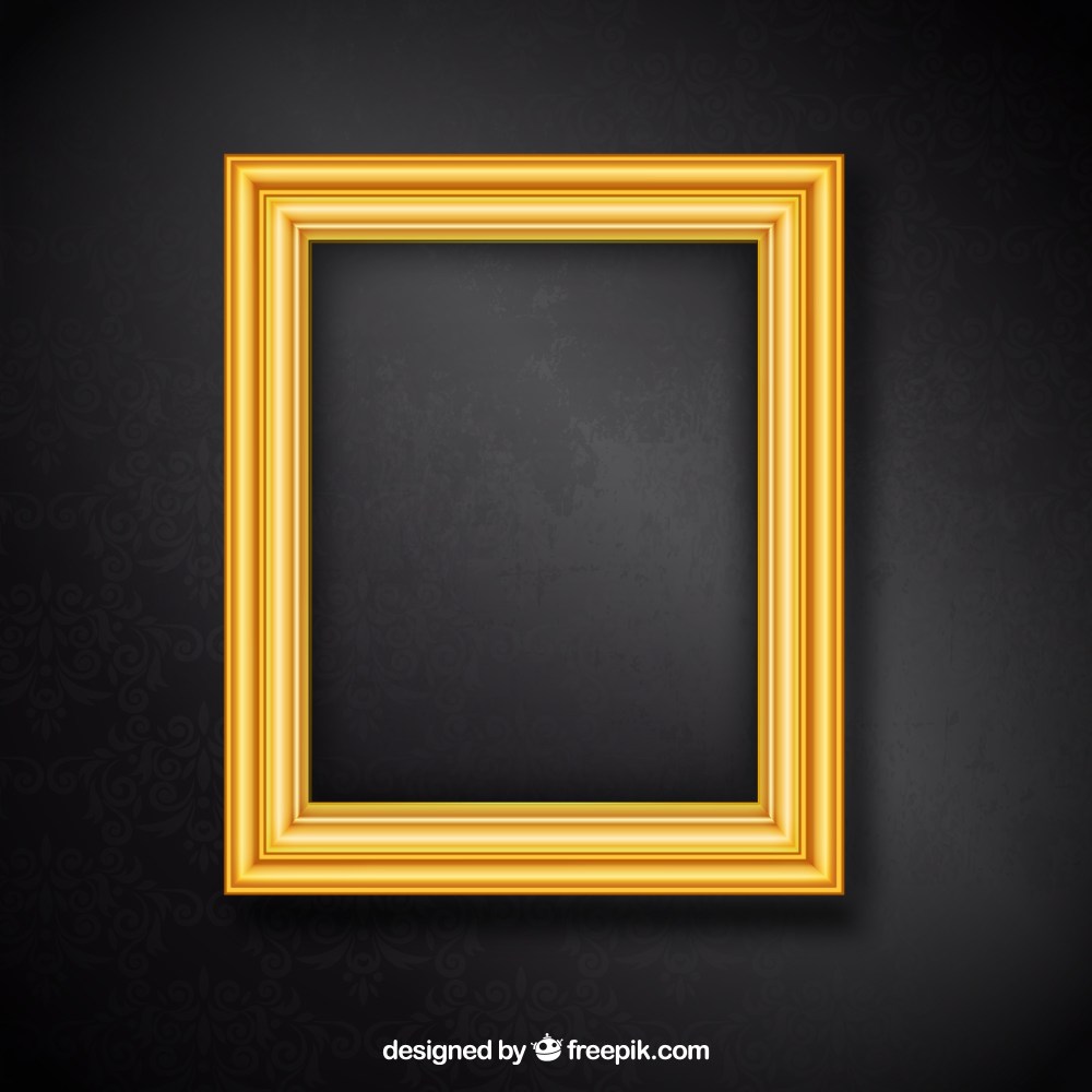 Golden frame