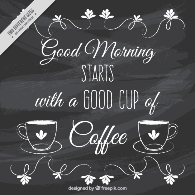 Good morning with a phrase